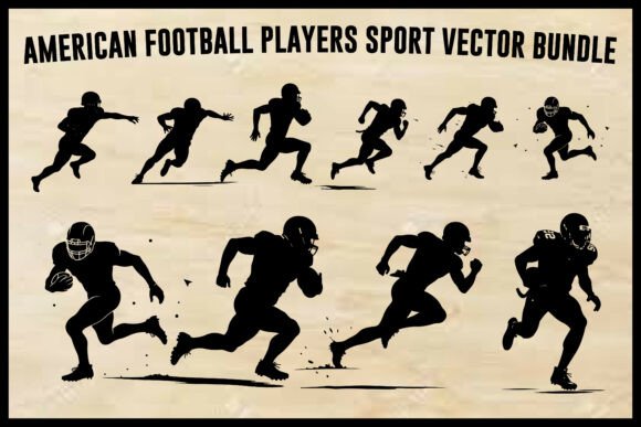 American Football Graphics for Sport Crafts