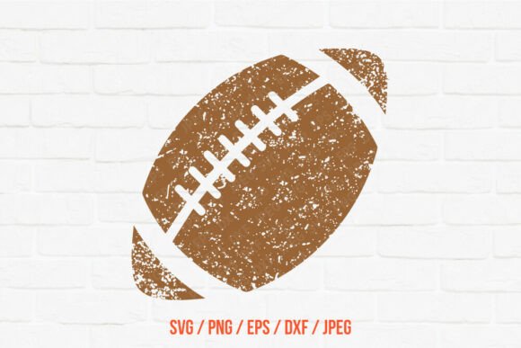 Distressed American Football Ball