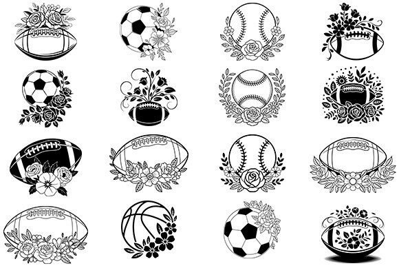 Floral Football SVG & Sport Bundle: A Designer's Review