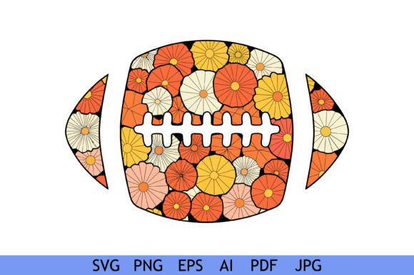 Floral Patterned Football Clipart Review
