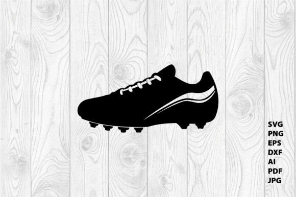 Football Cleats Silhouette Graphics for Crafts & Content