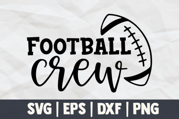 Football Crew Graphics for Crafts & Small Business Branding