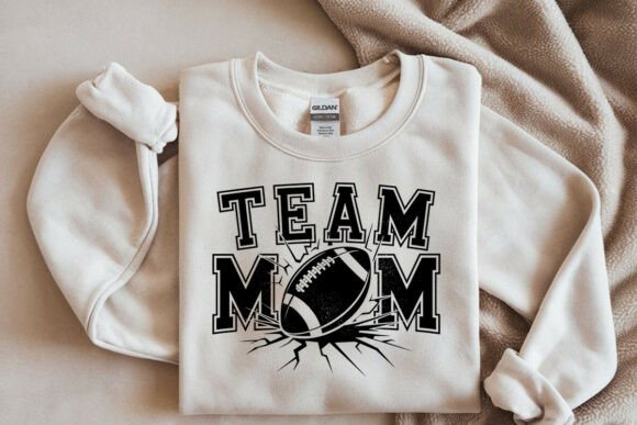 Football Team Mom SVG Graphics for Crafts & Content
