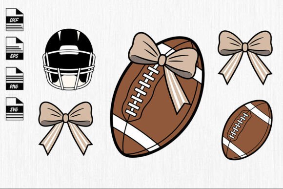 Football with Bow SVG Bundle: Graphics & Crafts Review