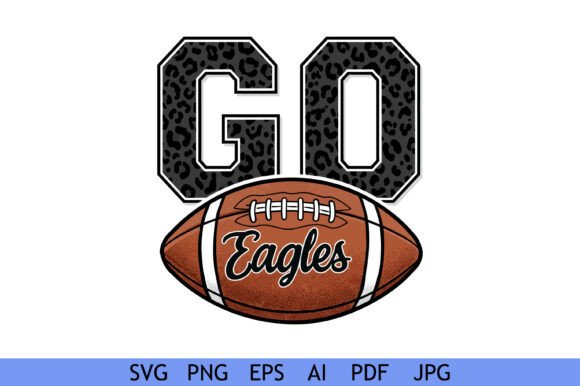 Go Eagles Leopard Football Design – A Crafter’s First Look