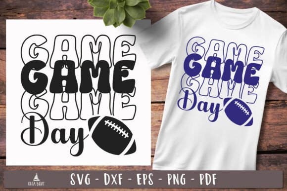 Retro Game Day Football SVG: Review for Graphics and Crafts