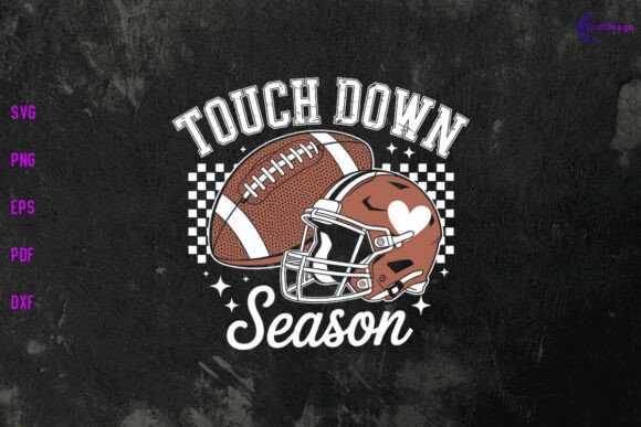 Touchdown Season SVG: Football Graphics for Crafts & Branding