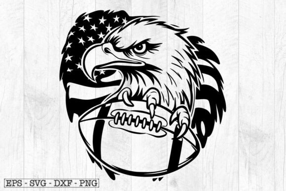 US Eagle Football Player SVG: Graphics & Crafts